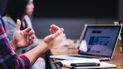 What does frontend and back-end mean in software development?