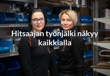 Hitsaajan työnjälki näkyy kaikkialla